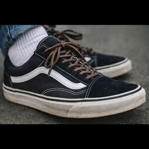 Vans Old Skool Black White Skate Sneakers Men’s 13 Classic Low Top